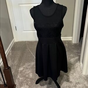 🐠Sweet Storm Elegant Black Mini Dress